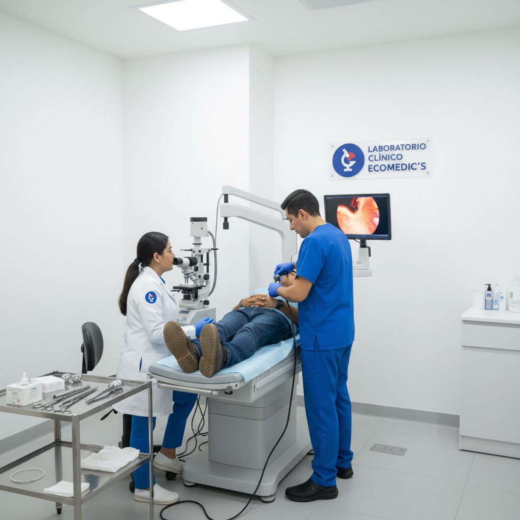 Imagen de estudios de endoscopia