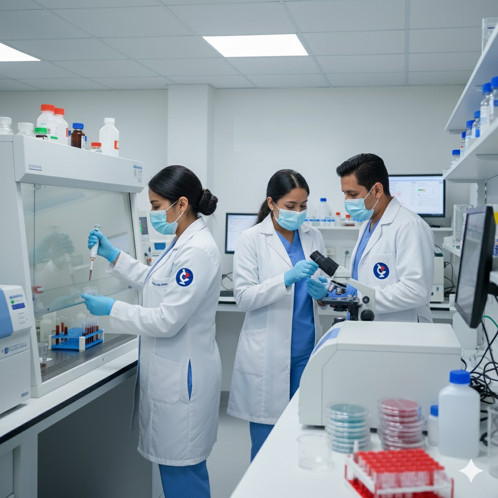 Imagen de estudios de laboratorio
